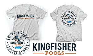 Diseño de Camiseta por RNP Design para Kingfisher Pools | Diseño: #30038056