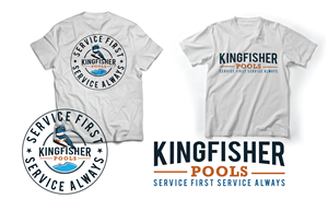 T-shirt Design by RNP Design for Kingfisher Pools | Design: #30038148