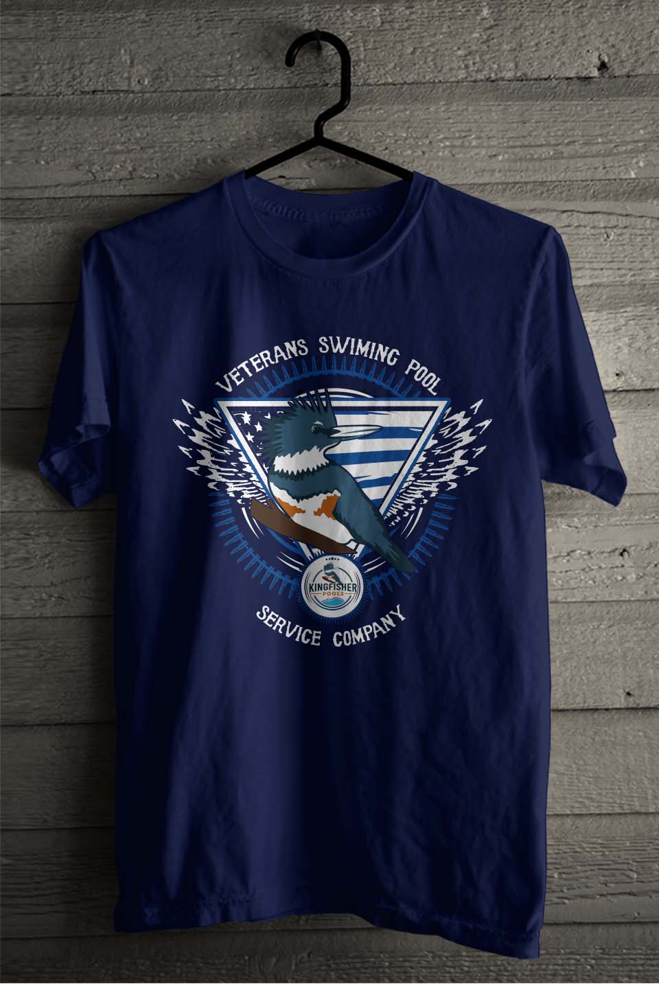 T-shirt Design by SATHIRA for Kingfisher Pools | Design #30037607