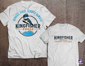 T-shirt Design by FigliaPerduta for Kingfisher Pools | Design: #30037889