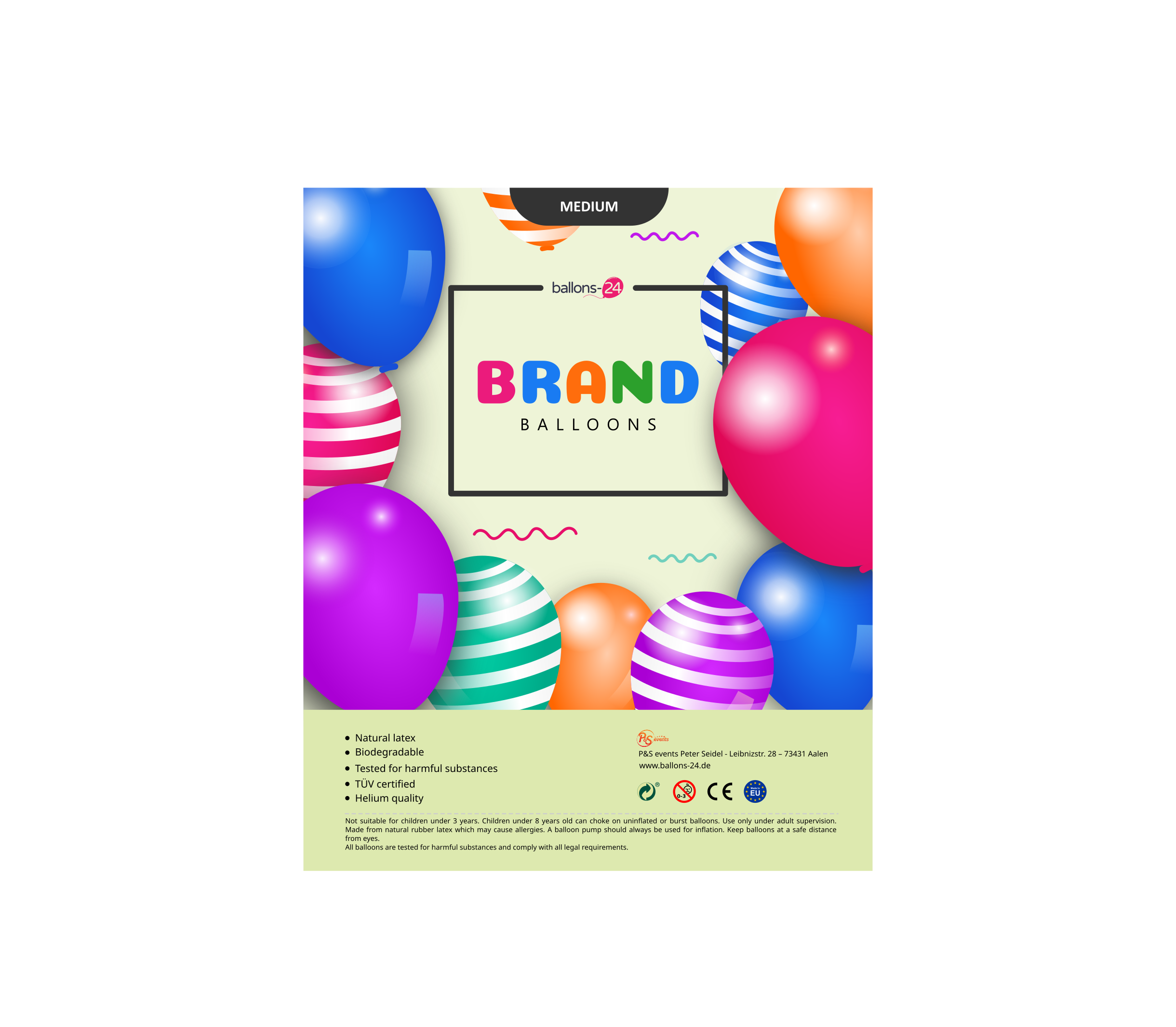 Sticker Design by VisionGraphics113 for p&s-events | Design #30079747