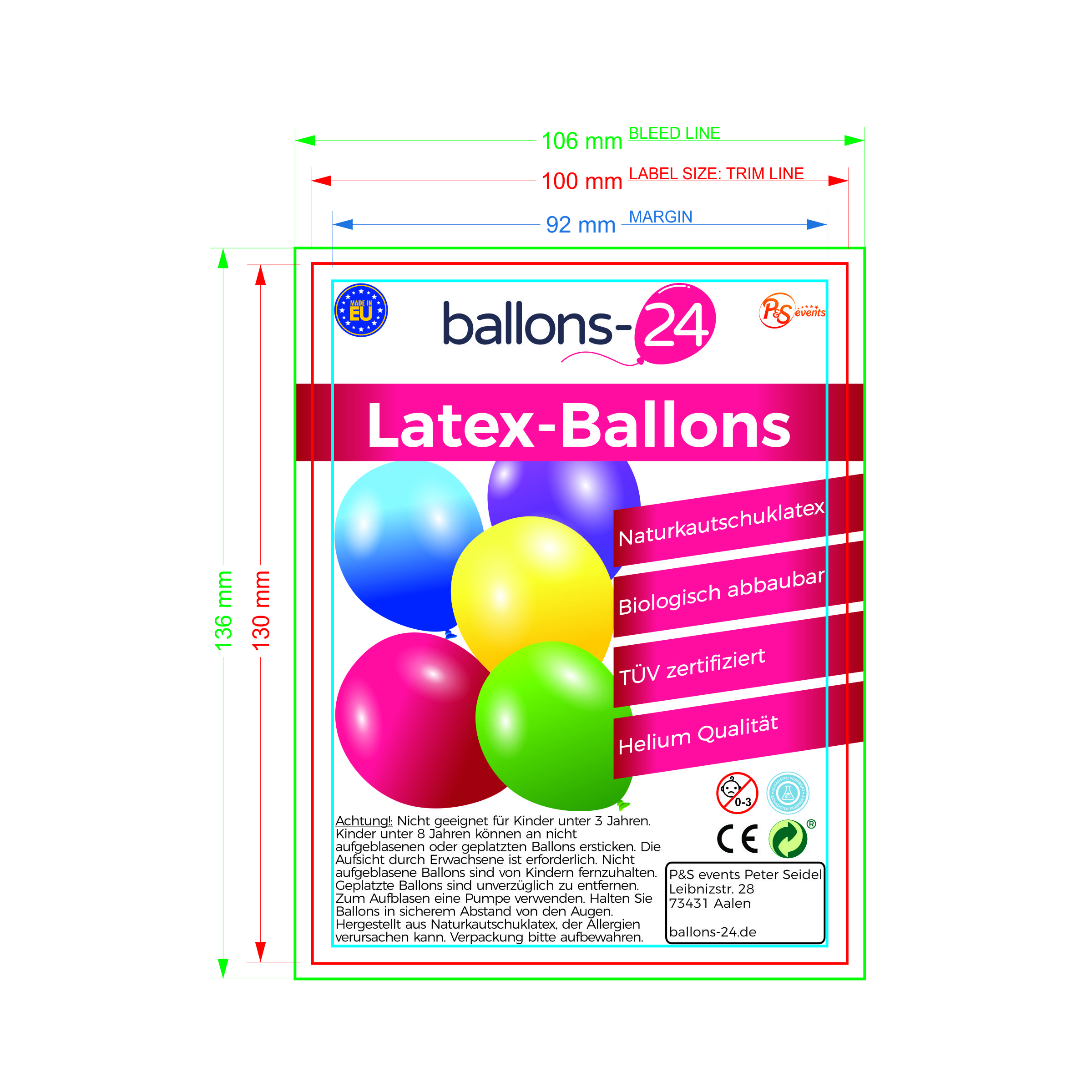 Design Autocollant par Lezette_G pour p&s-events | Design #30200671