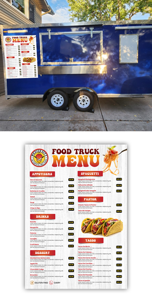Menu Design by debdesign for this project | Design: #30046532