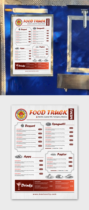 Menu Design by debdesign for this project | Design: #30046787