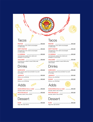 Menu Design by Hamm