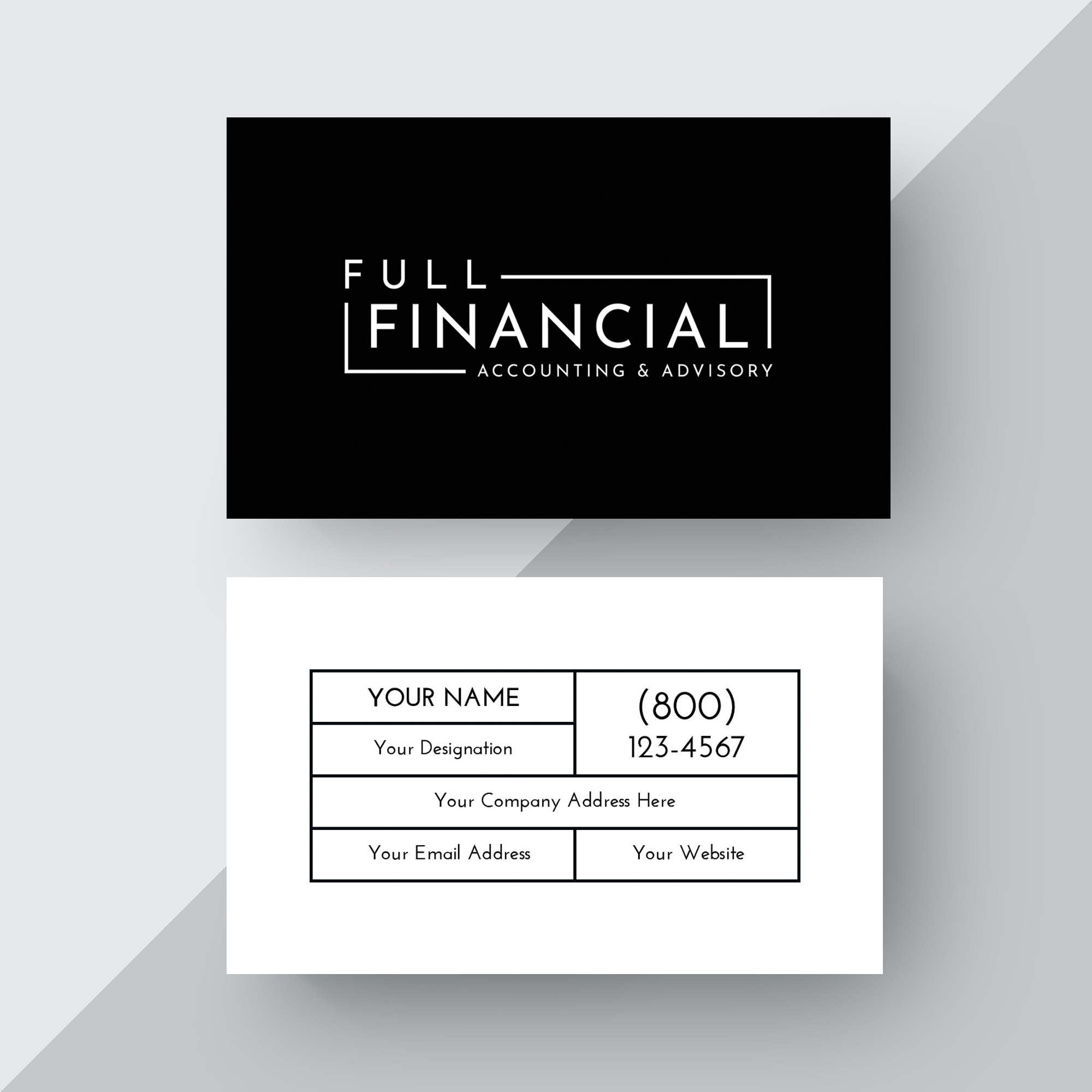 Business Card Design by Sarah Haroon for this project | Design #30049632