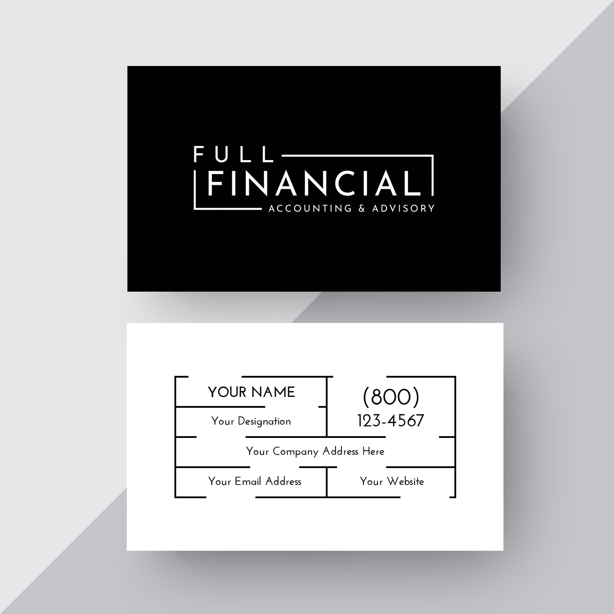 Business Card Design by Sarah Haroon for this project | Design #30049643