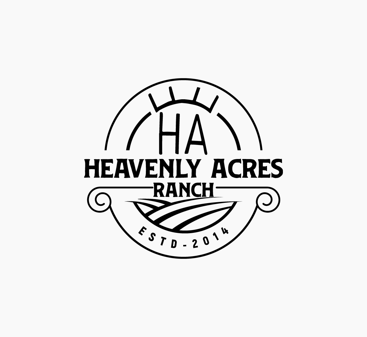 Logo Design by Farhad Kreative for Heavenly Acres Ranch, LLC | Design #30042828