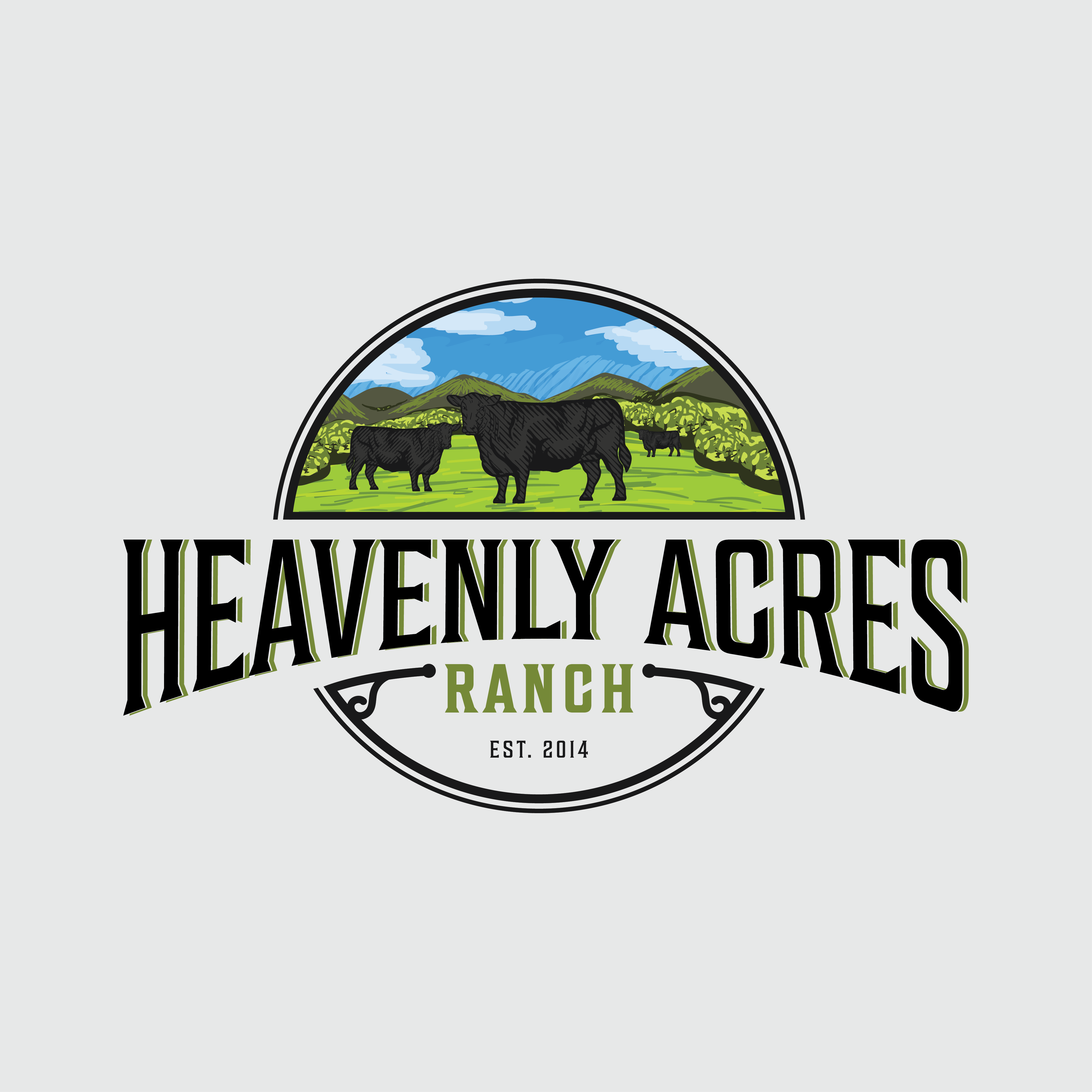 Logo Design by Deep Agheda for Heavenly Acres Ranch, LLC | Design #30050003