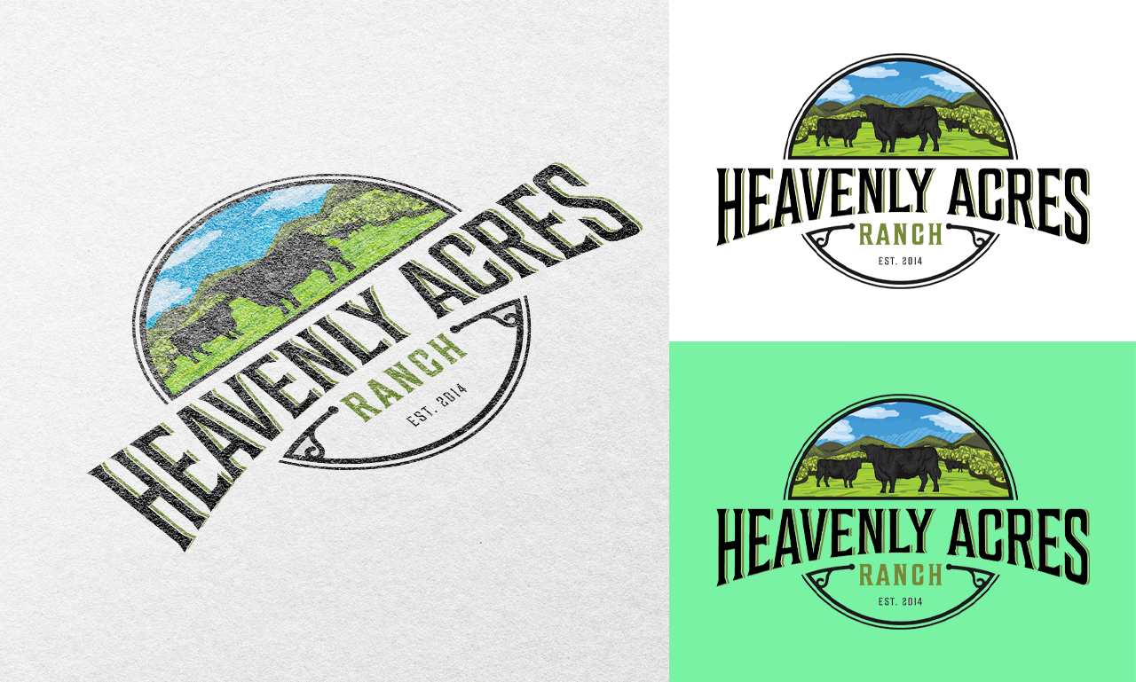 Logo Design by Deep Agheda for Heavenly Acres Ranch, LLC | Design #30050103
