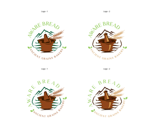 Logo Design by Logo Stock for Aware Bread | Design: #30085912