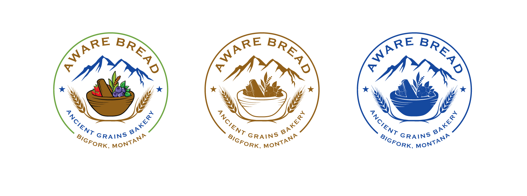 Logo Design by step forward 2 for Aware Bread | Design #30193079