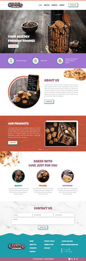 Web Design by pb for Cooee Cookies | Design: #30056482