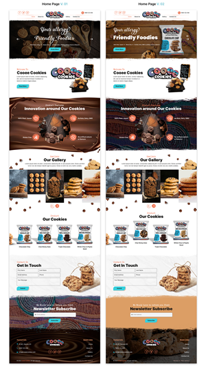 Web Design by sai.designer87 for Cooee Cookies | Design: #30063941