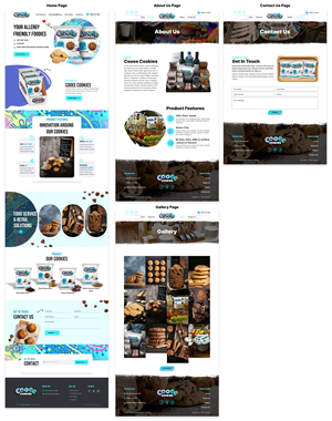 Web Design by sai.designer87 for Cooee Cookies | Design: #30637113