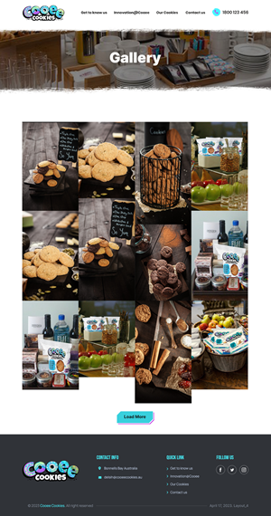Web Design by sai.designer87 for Cooee Cookies | Design: #30642680