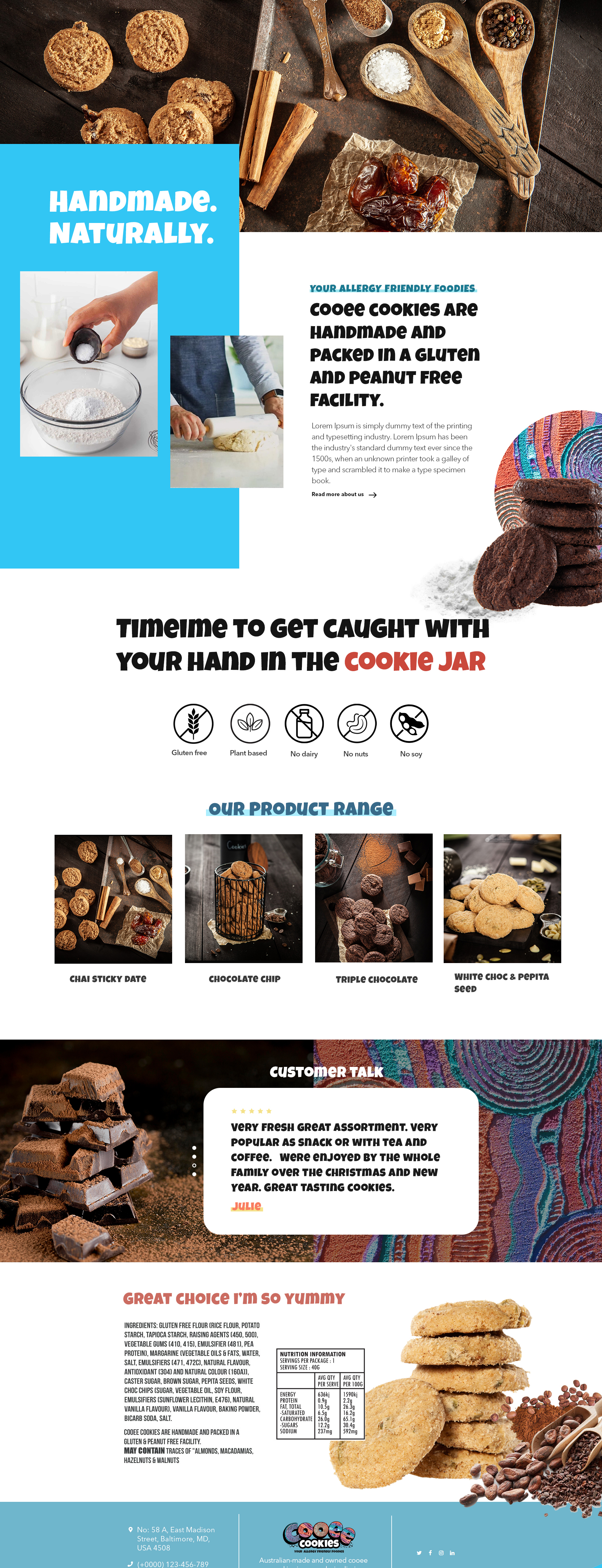 Web Design by subhalaxmi  khamari for Cooee Cookies | Design #30070706