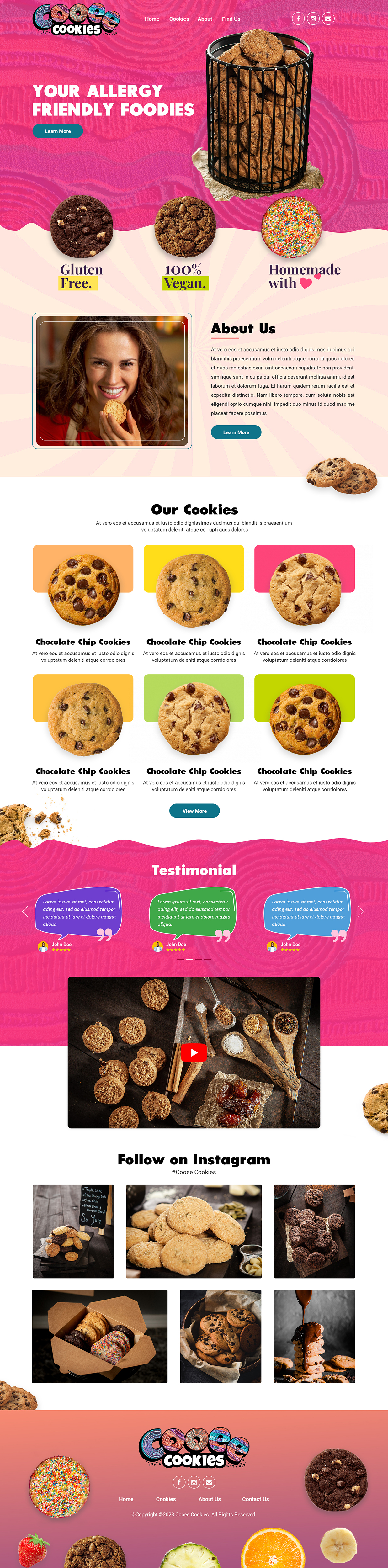 Diseño Web por Titan Eagle para Cooee Cookies | Diseño #30056611