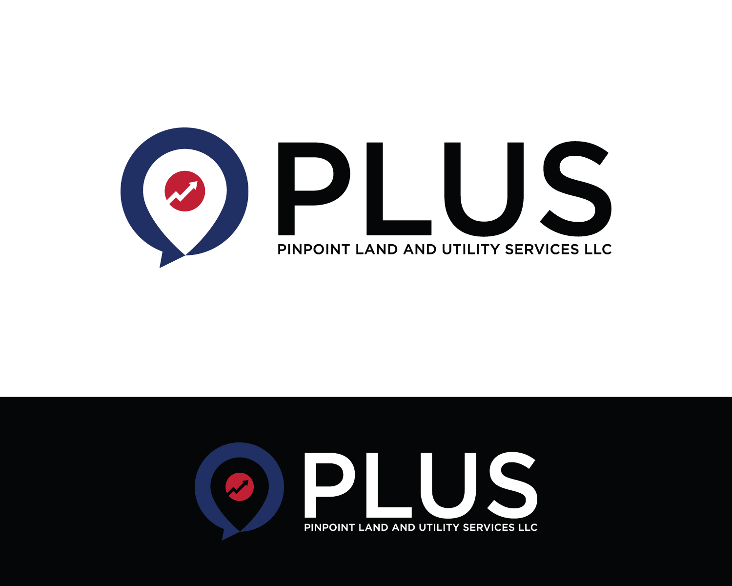 Logo-Design von Box Graphic für Pinpoint Land and Utility Services LLC | Design #30050244