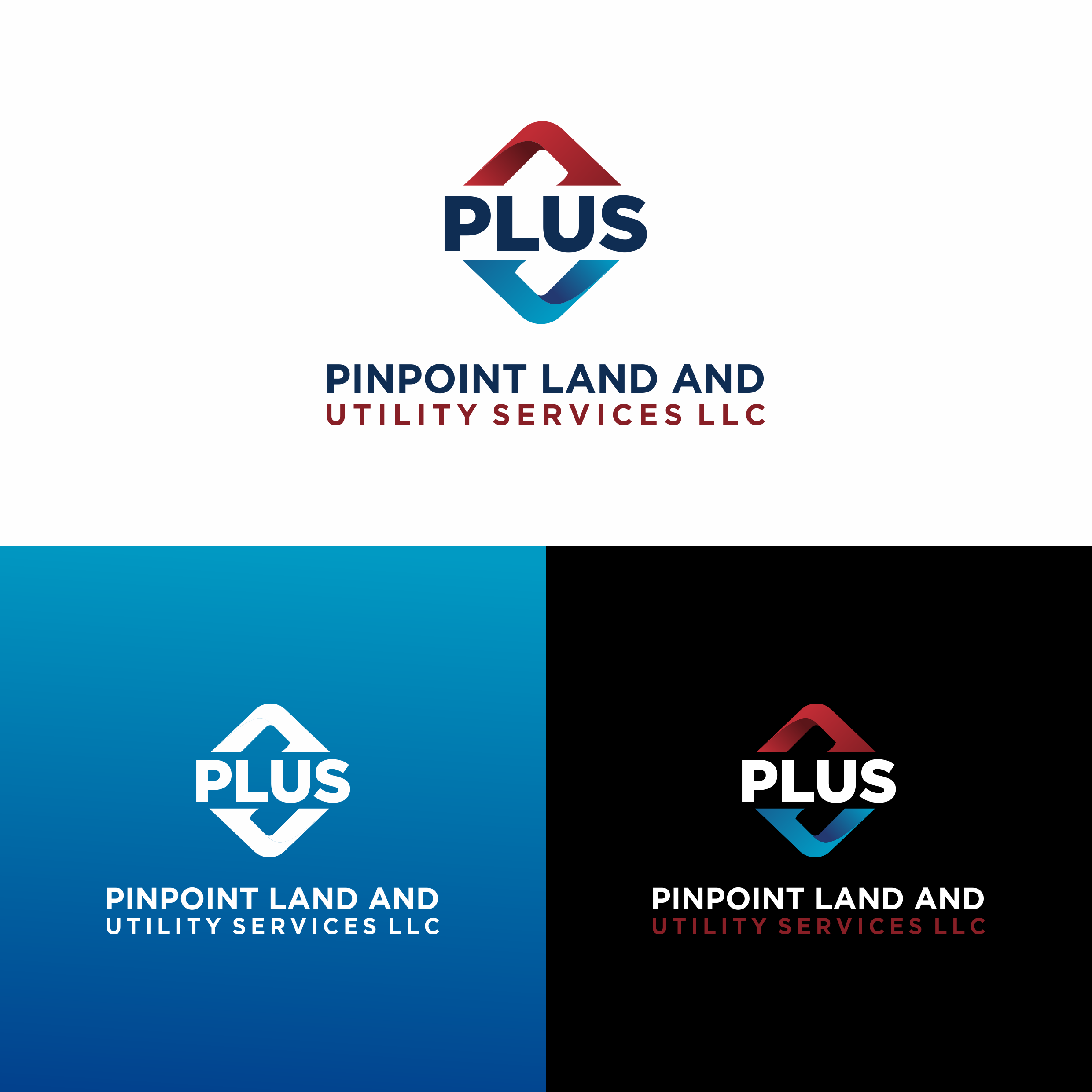 Logo Design by melzh for Pinpoint Land and Utility Services LLC | Design #30050353