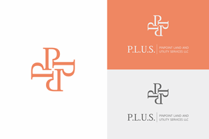 Logo Design by RISING for Pinpoint Land and Utility Services LLC | Design #30045069