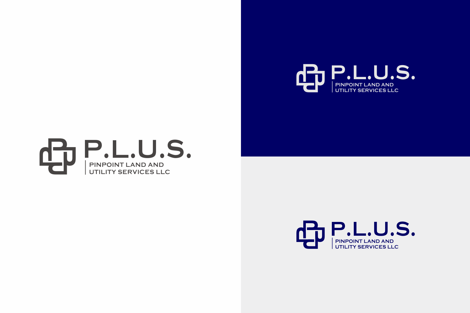Logo Design by BUNG for Pinpoint Land and Utility Services LLC | Design #30045071