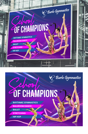 Diseño de Póster por debdesign para Burlo Gymnastics | Diseño: #30047566