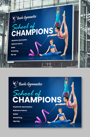 Diseño de Póster por debdesign para Burlo Gymnastics | Diseño: #30047919