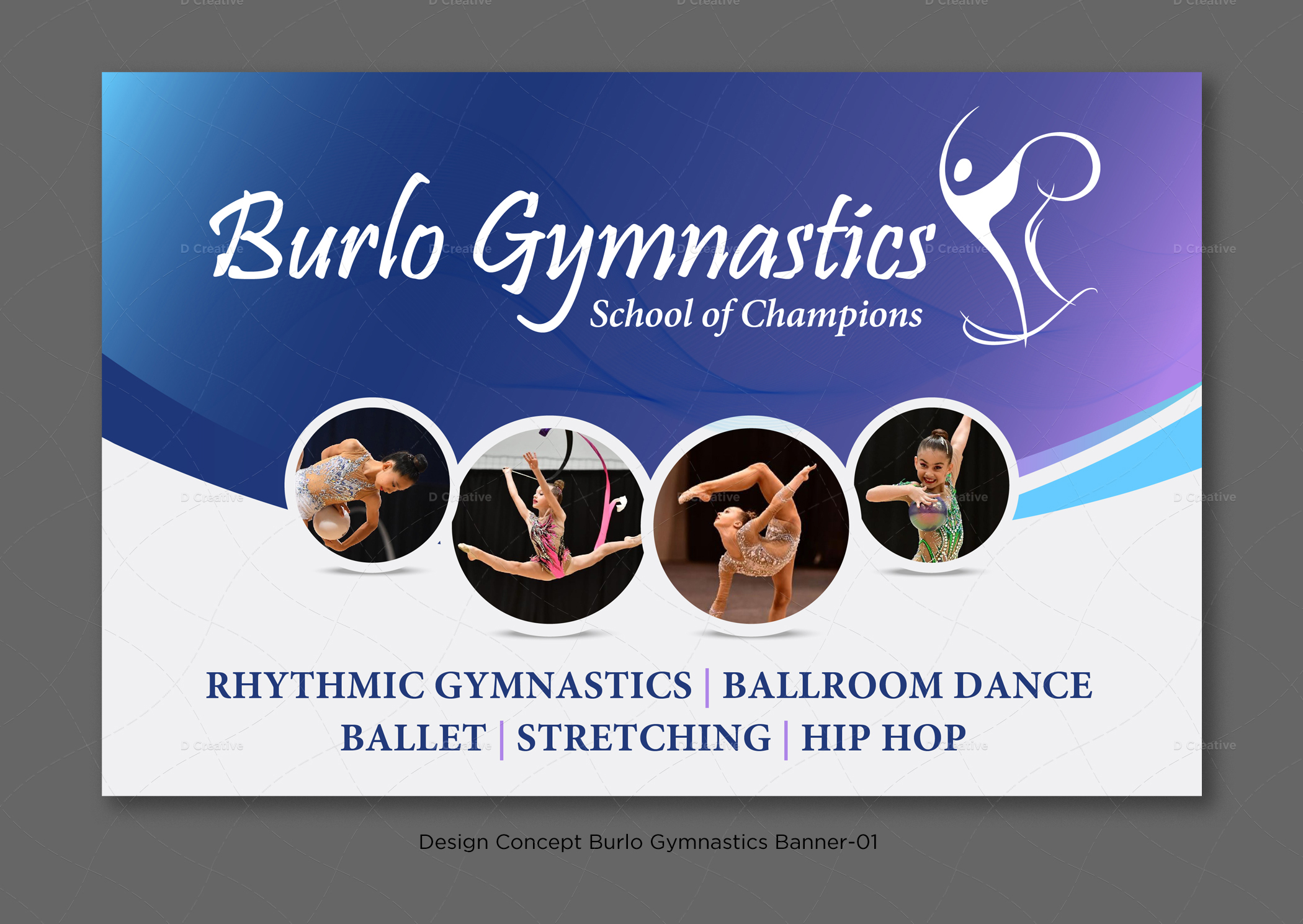 Poster Design by D Creative for Burlo Gymnastics | Design #30048594