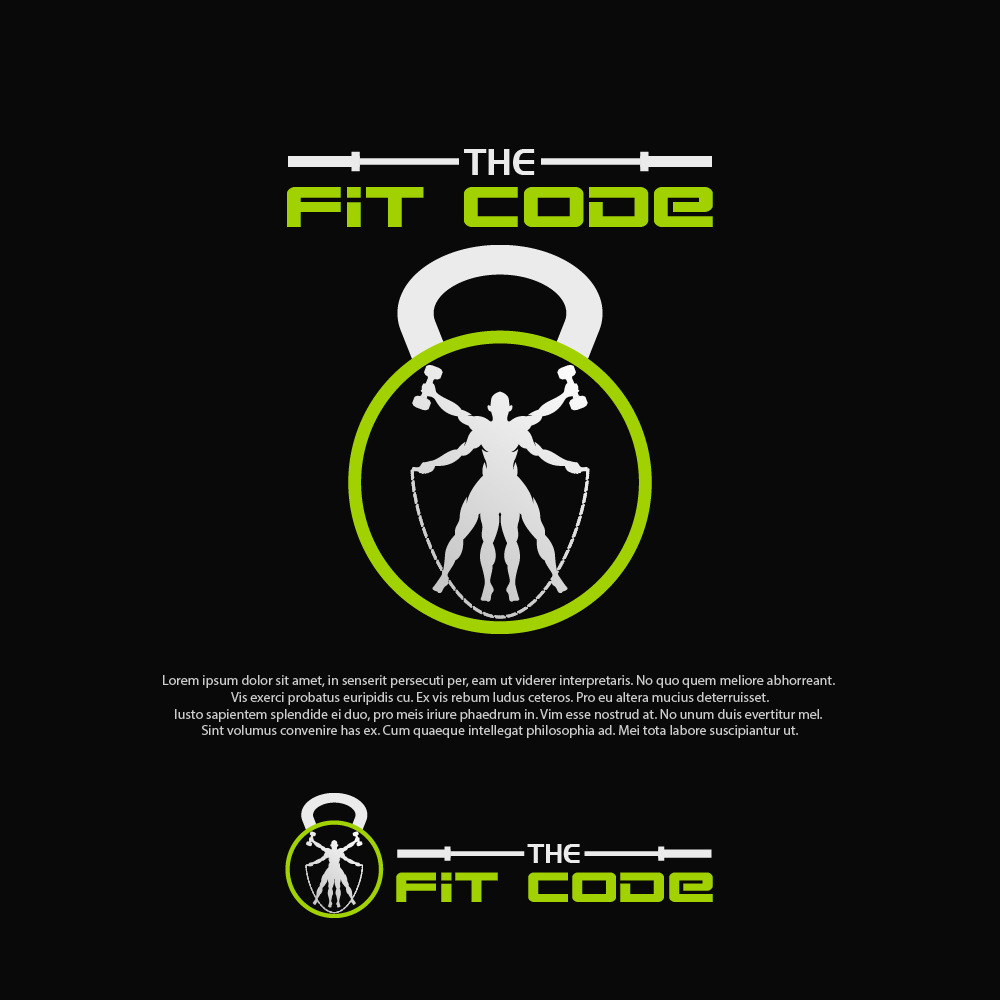 Logo Design by farady for The Fit Code  | Design #30053501
