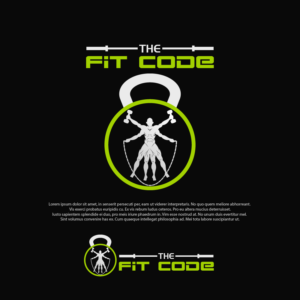 Logo Design by farady for The Fit Code  | Design: #30058694