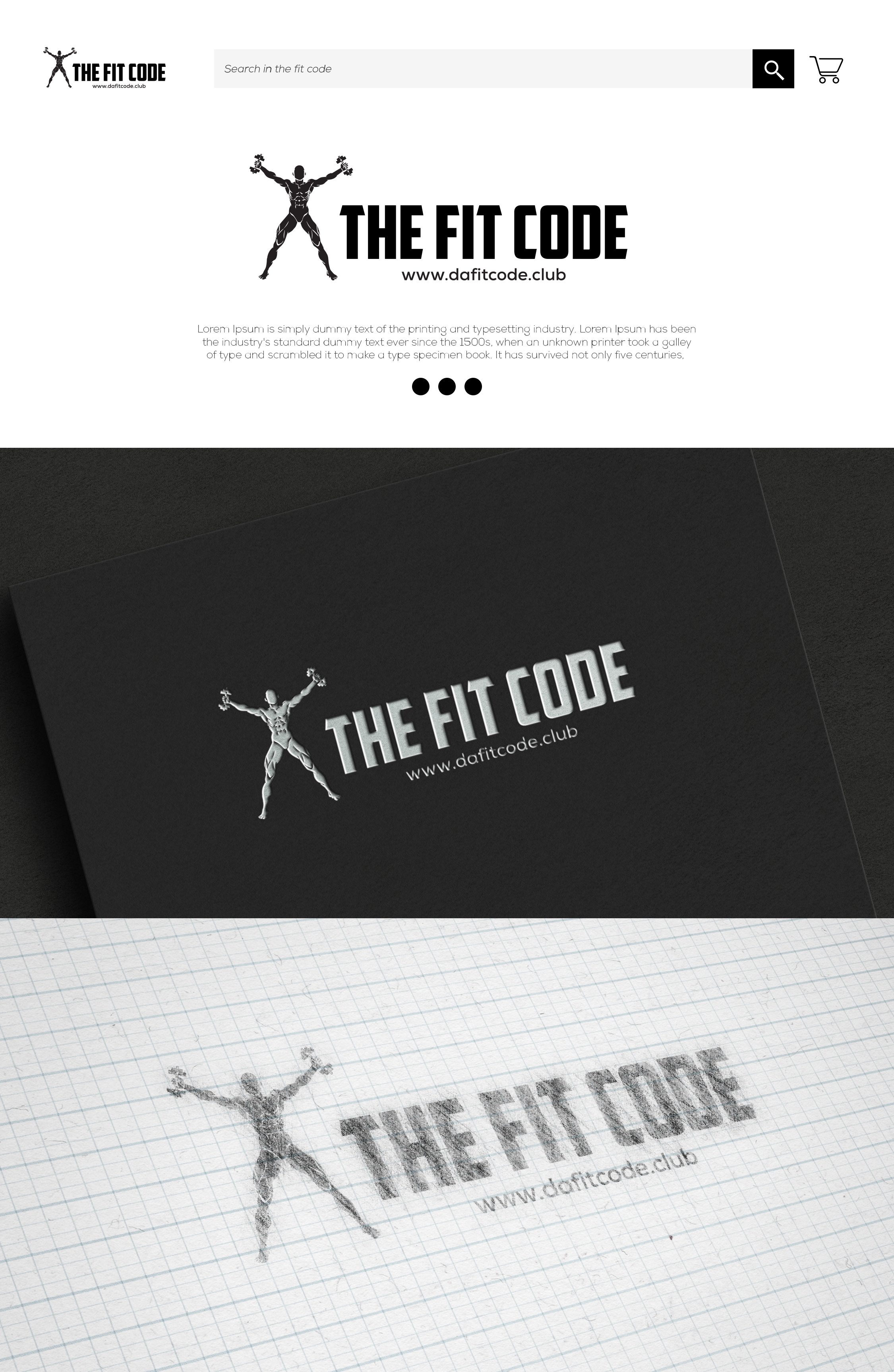 Logo Design by ninja design art for The Fit Code  | Design #30046906