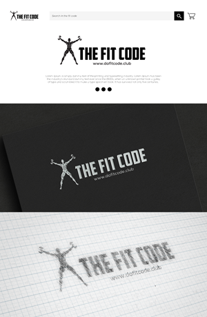 Logo Design by ninja design art for The Fit Code  | Design: #30046906