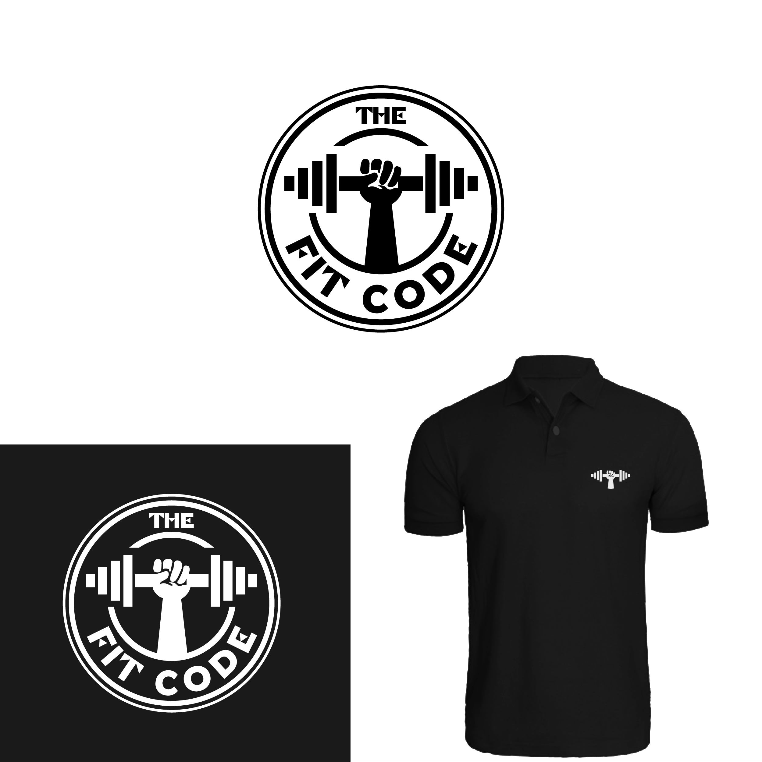 Logo Design by Seventhlk for The Fit Code  | Design #30047025