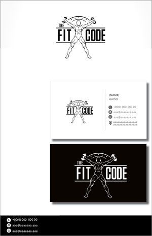 Logo Design by zebronicgraphic for The Fit Code  | Design: #30047144