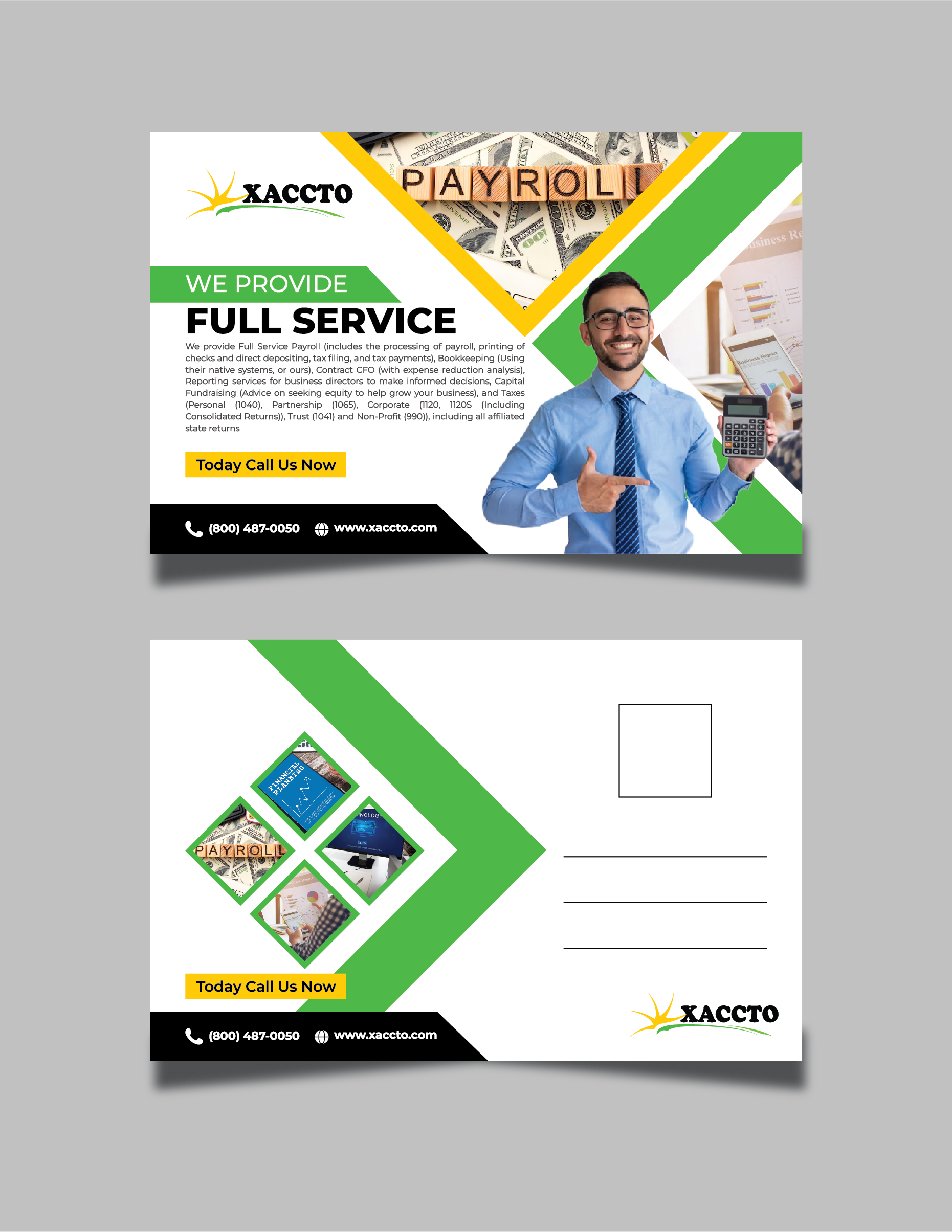 Postcard Design by 3Guys for this project | Design #30057869