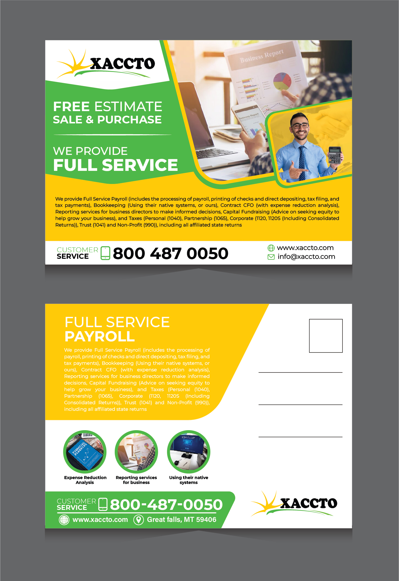 Postcard Design by 3Guys for this project | Design #30070061