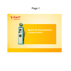 Design de PowerPoint par Hanif Logo's pour Vino Veloce.com | Design : #30049478
