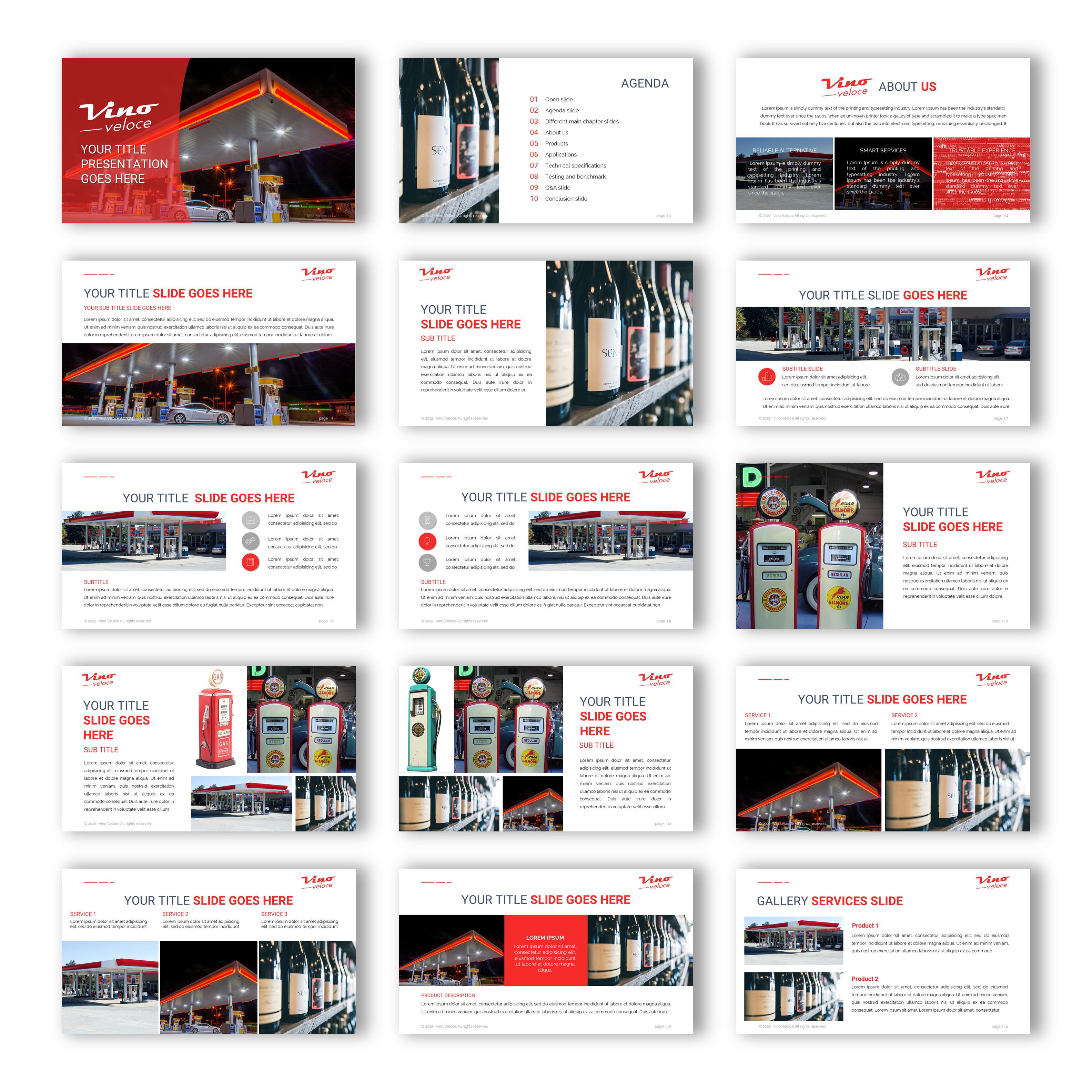 PowerPoint Design by joseborgesbarboza 2 for Vino Veloce.com | Design #30052990