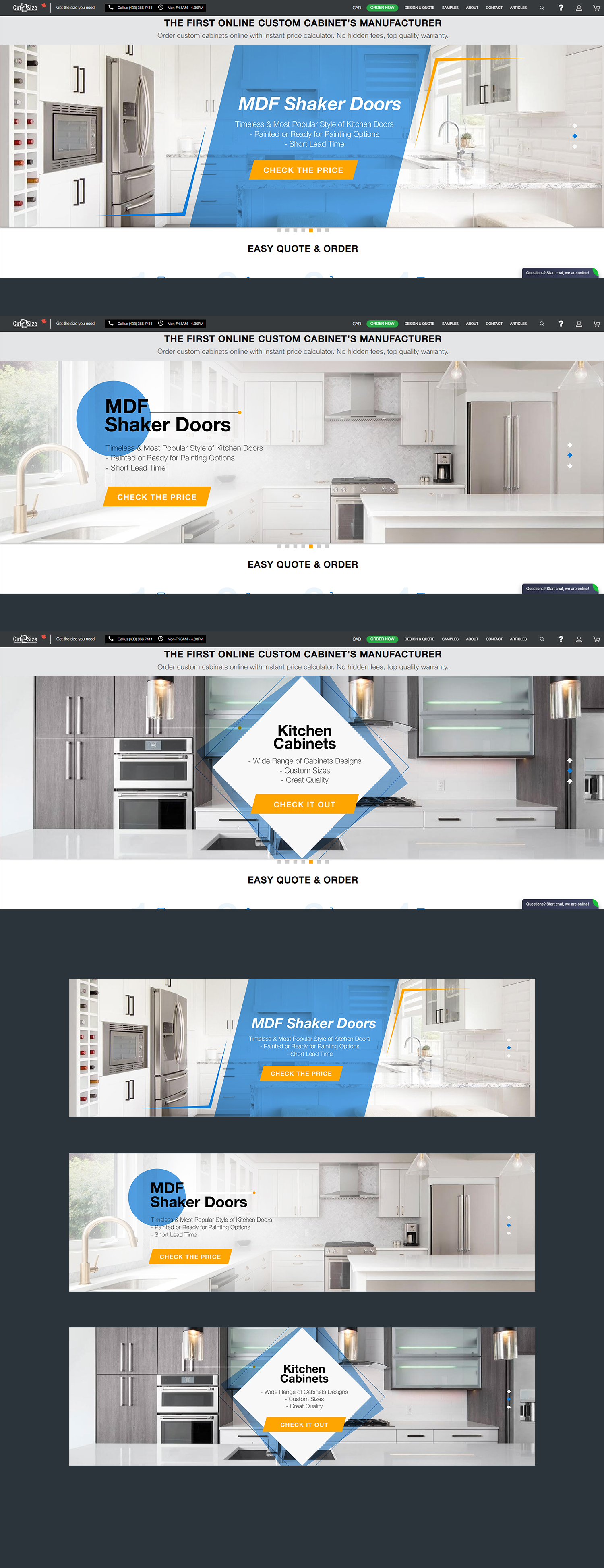 Diseño De Banner Publicitario por Hitbar para DreamSpace Interiors Corp. | Diseño #30058937