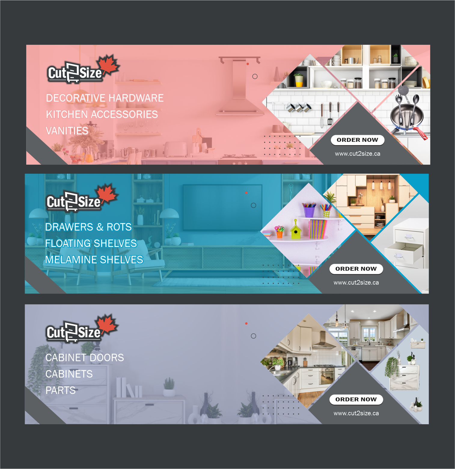Banner-Design von Excellar Hub für DreamSpace Interiors Corp. | Design #30054696