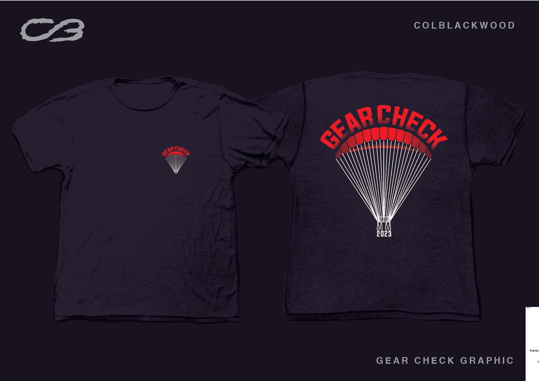 T-shirt Design by Col 3 for Gear Check  | Design #30084994