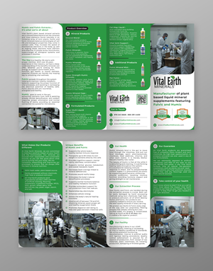 Broschüren-Design von KreativeMadz für Vital Earth Minerals | Design: #30055266