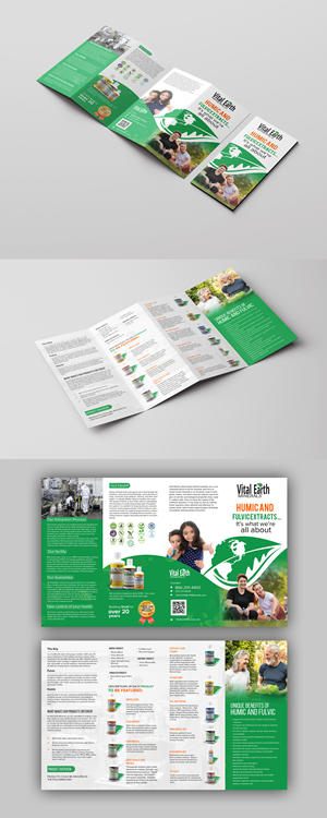 Broschüren-Design von Design Motion für Vital Earth Minerals | Design: #30055519