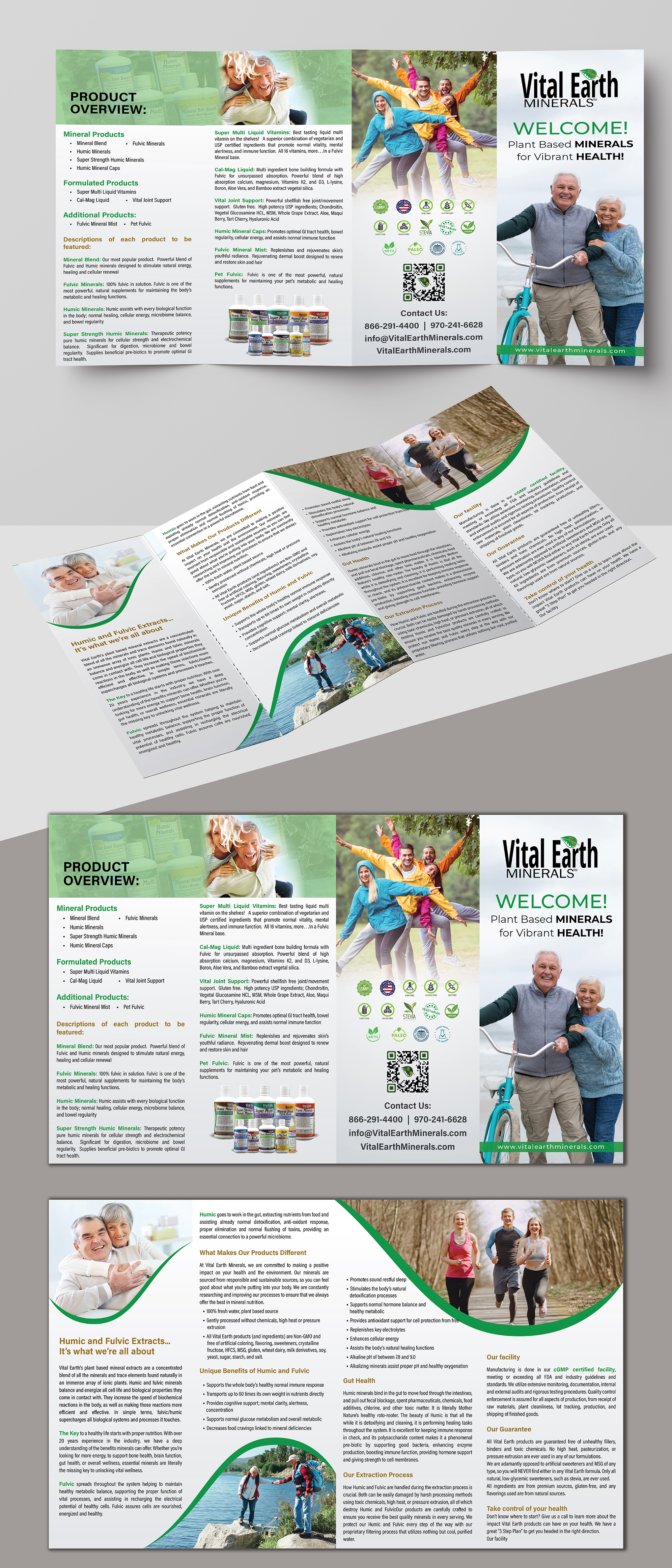 Brochure Design by creativemood438 for Vital Earth Minerals | Design #30060945