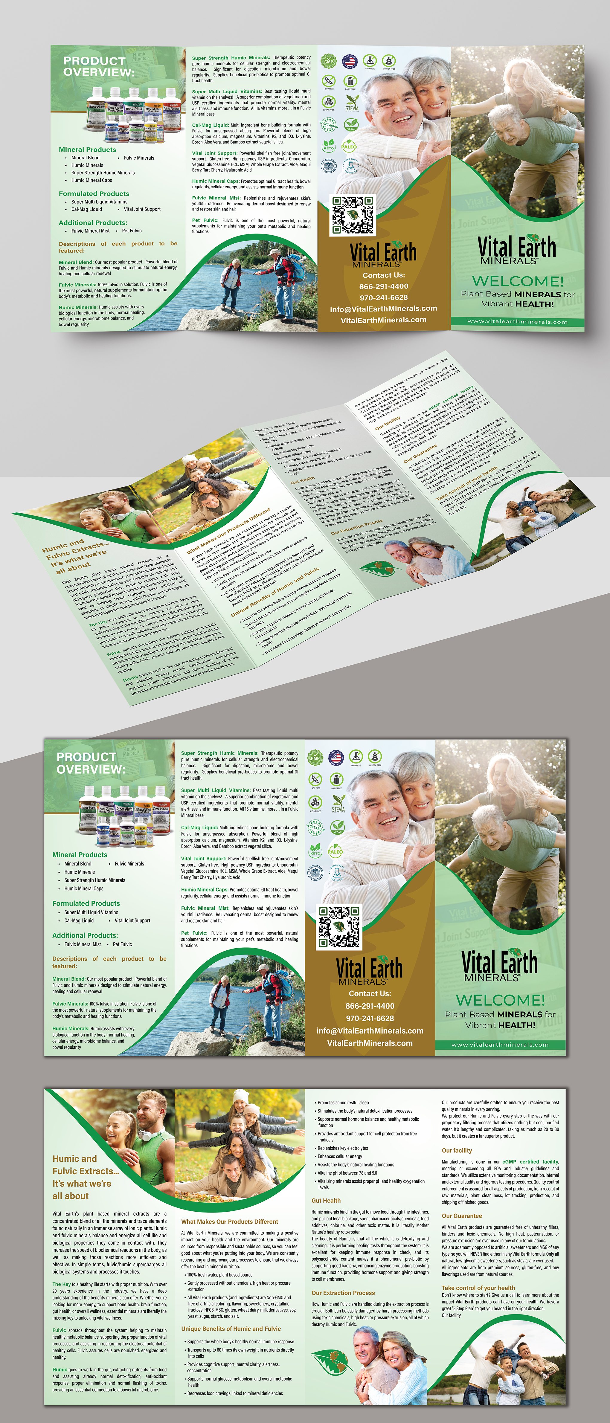 Brochure Design by creativemood438 for Vital Earth Minerals | Design #30060946