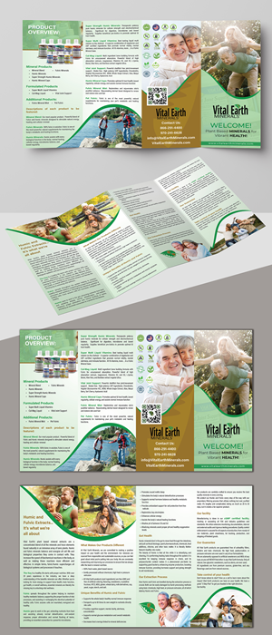Broschüren-Design von creativemood438 für Vital Earth Minerals | Design: #30060946