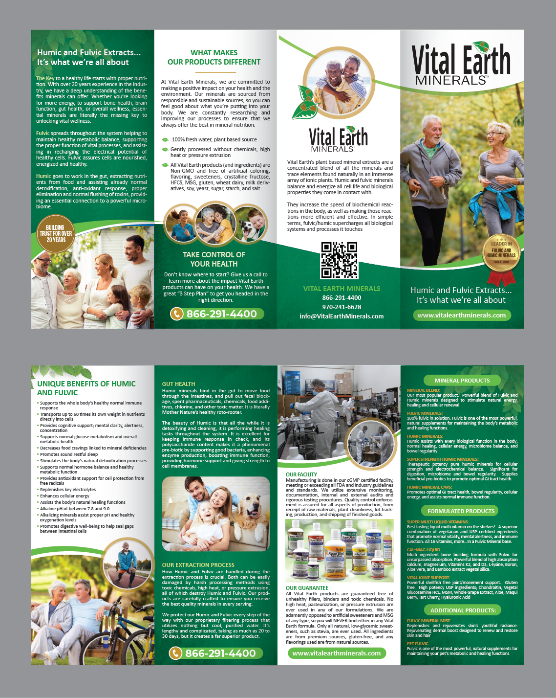 Brochure Design by alex989 for Vital Earth Minerals | Design #30064395