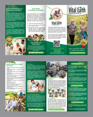Broschüren-Design von alex989 für Vital Earth Minerals | Design: #30064395