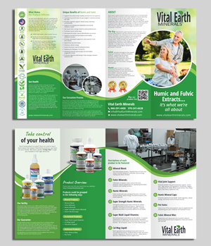 Broschüren-Design von ecorokerz für Vital Earth Minerals | Design: #30055071